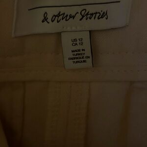 Wide leg cream Trousers from & Other Stories.